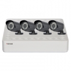 圖威TV-NVR9104K-6013E 4路全高清1080p NVR硬盤錄像機(SATA*1)(網口*5)+4IPC套裝